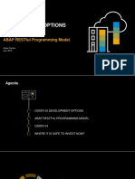 SAP OData Service Development Options - ABAP RESTful Programming Model