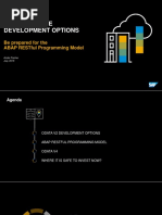 SAP OData Service Development Options - ABAP RESTful Programming Model