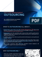 Facilities Management: Outsourcing