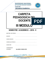 Carpeta Pedagogica 2019 II i Modulo 1