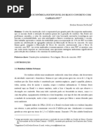 A Viabilidade Economica Sustentavel Do Bloco de Concreto Com Garrafa PET