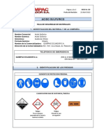 Acido Sulfúrico Seguridad