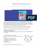 Free Technical Drawing Examination Questions and Answers For SS2 PDF