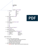 Cell Molec Notes + Drill Questions