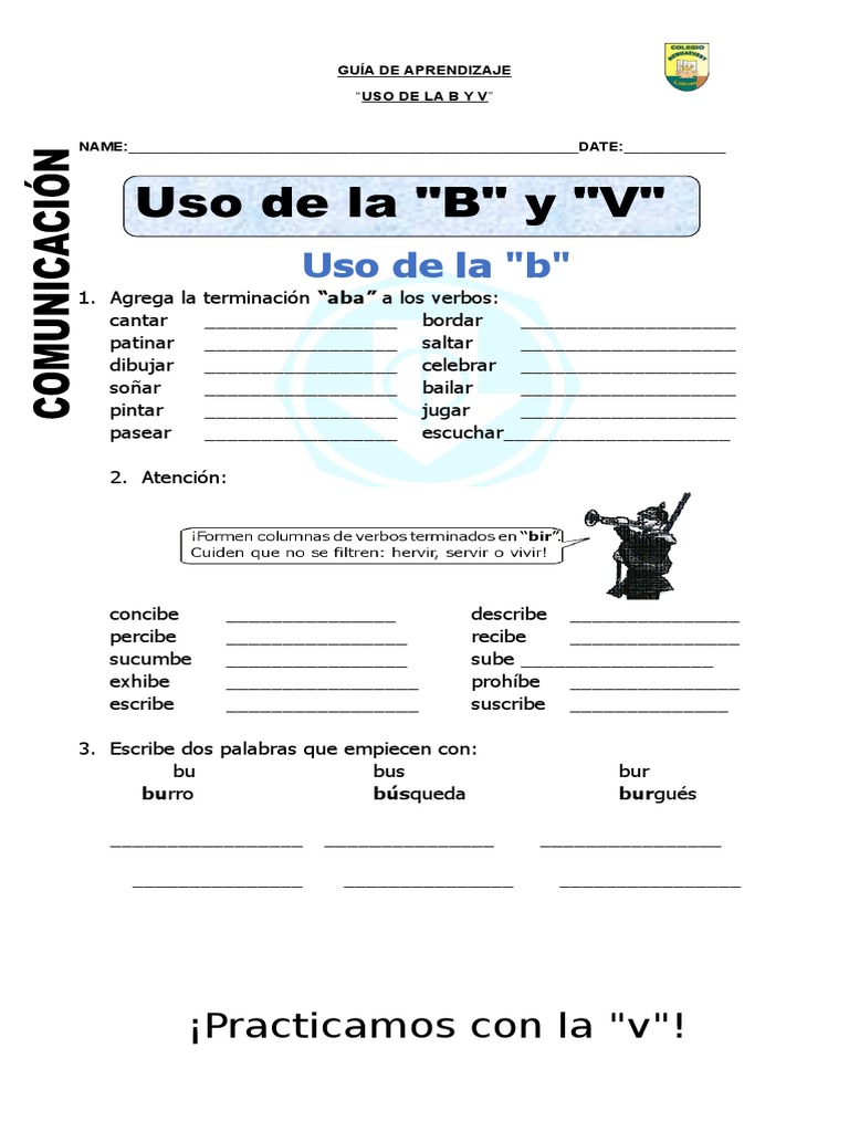 Guia Uso de La B y V | PDF | Deportes | Ocio