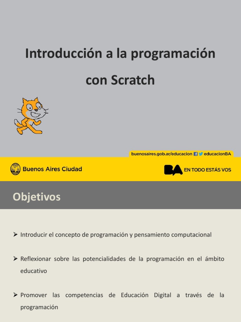 Scratch Pdf Scratch Lenguaje De Programación Programación De