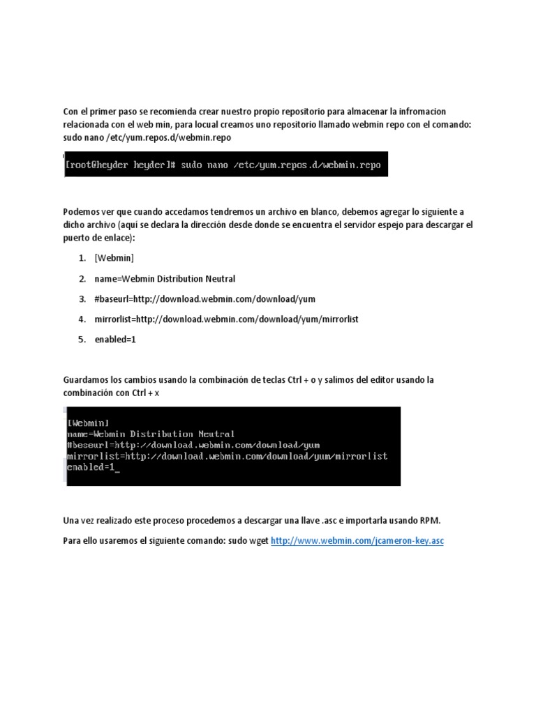 WEBMIN | PDF