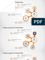 FF0252 01 Free 4 Steps Liquid Powerpoint Diagram
