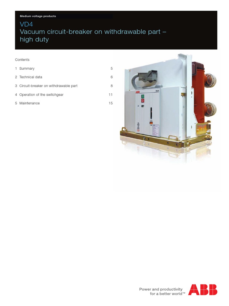 Ma - VD4-WHD (En) - 1VCD601411 - Ba 414-074 | PDF | Electrical ...