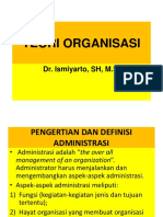 Bahan Ajar Teori Organisasi 