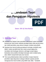 Landasan Teori & Hipotesis MPS