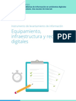 Equipamiento, Infraestructura y Recursos Digitales: Instrumento de Levantamiento de Información