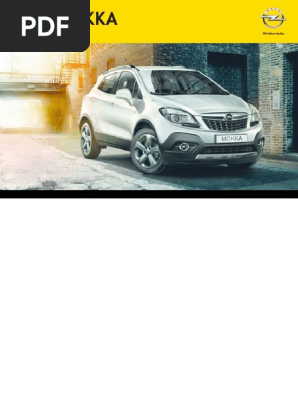 Opel Mokka Manual Control Remoto Airbag