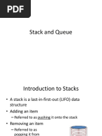 Stacks and Queues