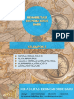8 - XIIMIPA4 - Rehabilitasi Ekonomi Orde Baru & Kebijakan Pembangunan Orde Baru