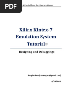 Xilinx Kintex7 Emulation System Tutorial v1