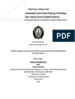 Proposal Peneitian Antioksidan Susu Kulit Pisang Kedelaii