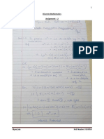 Discrete Mathematics Assignment - 2