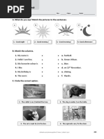 Placement Test: A. What Do You Say? Match The Pictures To The Sentences