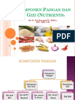 Komponen Pangan Dan Zat Gizi (Nutrients)