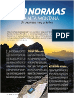 10 normas para la alta montaña