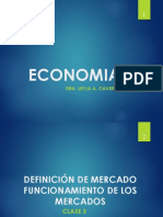 CLASE 3 ECONOMIA DEFINICION Y FUNCION DE MERCADOS (1) [Autoguardado].ppt