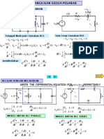 DT Di L V DT DV R DT V D C: The Basic Circuit Persamaan