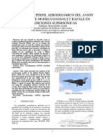 Análisis aerodinámico Dassault Rafale ANSYS