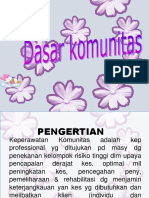 Konsep Dasar Komunitas