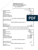 Cálculo de Caídas de Tensión Proyecto