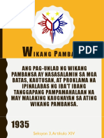 Wikang Pambansa