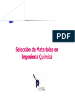 Selección de Materiales en Ingeniería Química