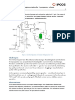 APC Implementation for Depropaniser column temperature and quality control