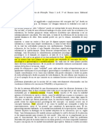 MORA, J. F. Diccionario de Filosofía. Tomo I A-K. 5 Ed. Buenos Aires - Editorial Sudamericana