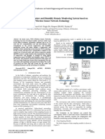 A Design of Temperature and Humidity Remote Monitoring System Based On Wireless Sensor Network Technology