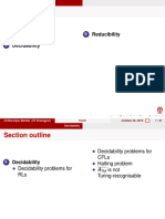 Decidability Reducibility: Chittaranjan Mandal (IIT Kharagpur)