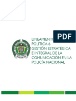 Lineamientos de Politica de Gestión Estratégica