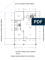 Planta Arquitectonica: Produced by An Autodesk Student Version