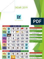 Kalender Malaysia 2019