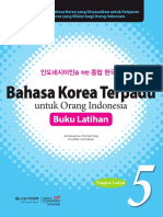 Bahasa Korea Terpadu Untuk Orang Indonesia Jilid 5 Latihan PDF