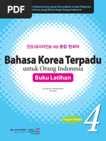 Bahasa Korea Terpadu Untuk Orang Indonesia Jilid 4 Latihan PDF