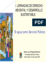 Villegas, J.L.El Agua Como Servicio Publico PDF