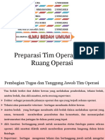 Preparasi Tim Operasi