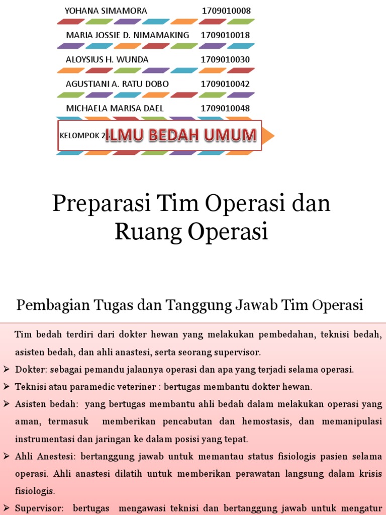 Preparasi Tim Operasi | PDF
