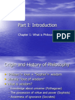 Part I: Introduction: Chapter 1: What Is Philosophy?