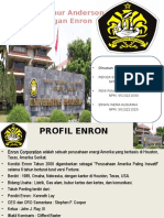 Enron dan Arthur Anderson: Penyebab Kebangkrutan Enron