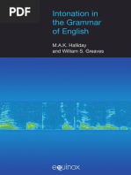 Discourse Intonation and Language Teaching - D. Brazil | PDF