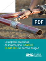 Cambio Climático y Agua ONGAWA 5