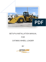 Setup & Installation Manual FOR Cat980G Wheel Loader BY