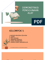 Demonstrasi Penggunaan Alat